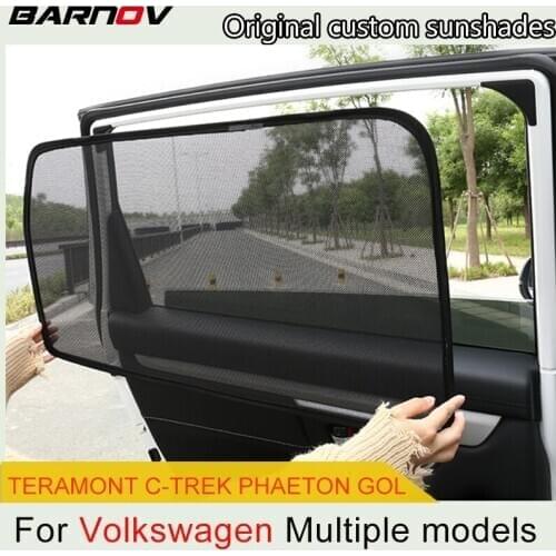 Car Special Magnetic Curtain Window Sun Shades Car Mesh Shade Original Custom For Volkswagen Teramont C-Trek Phaeton Gol