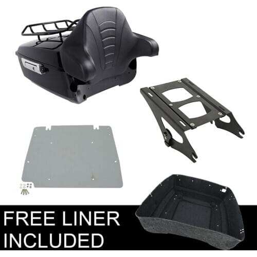 Motorcycle King Pack Trunk Rack Plate For Harley Tour Pak Touring Road King Electra Glide Road Glide 2014-2020