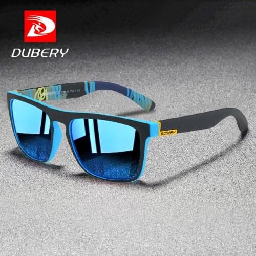 DUBERY Brand Men Polarized Sunglasses Sunglasses Suitable For Driving Fishing And Vacation UV400 Protection Lens D731