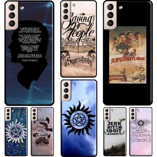 Supernatural TV Series Case For Samsung Galaxy S10 S8 S9 Note 10 Plus Note 20 S10e S20 FE S21 Ultra Phone Cover