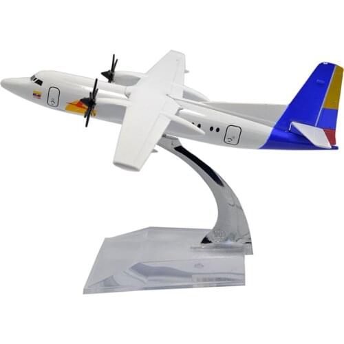 TANG DYNASTY(TM) 1:400 16cm Fokker-f50 Satena Metal Airplane Model Plane Toy Plane Model