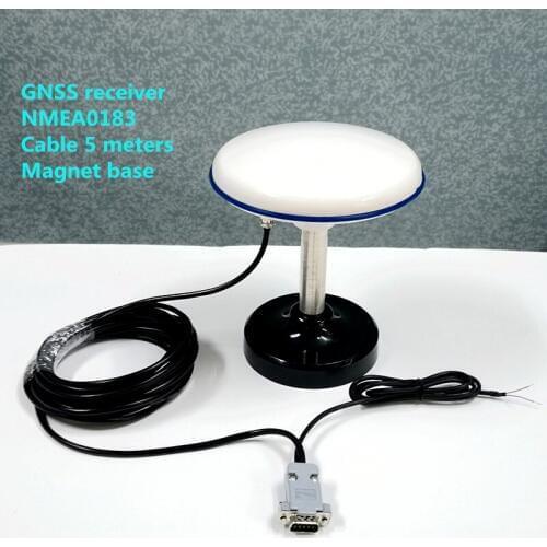 DIY high quality GPS receiver antenna ,RS232 receiver, Magnet base 4800 baud rate,module antenna cable 5 meters