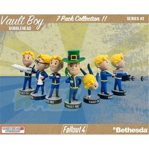 Fallout 4 Vault Boy 111 Series 3 Bobblehead PVC Figure Statue Bethesda Toys Collection