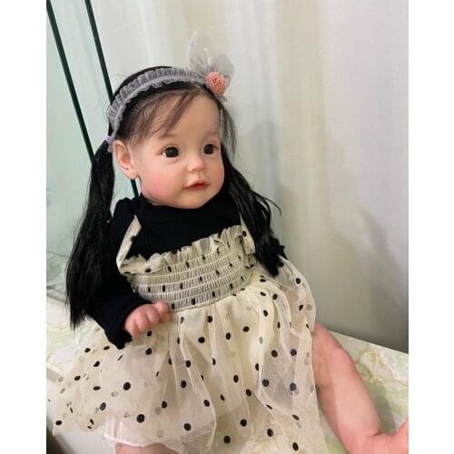 66cm Boy Doll Reborn Bebe Doll Bebe Reborn Baby Dolls for Children Toys bebe Reborn Reborn Doll with Cute Clothes Toys for Girls