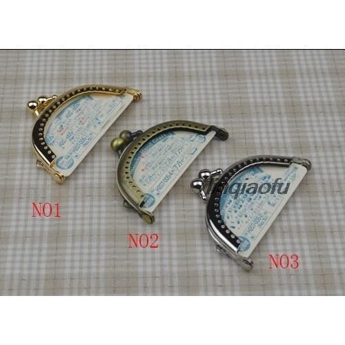 Metal port for high-end imported bags, opening accessories 6.5 cm