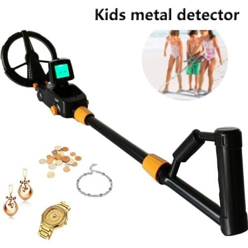Metal Detector Hobby detector de metales for Kids with Large Back-lit LCD Display MD-1008A hand held Metal Detector Gold Finder