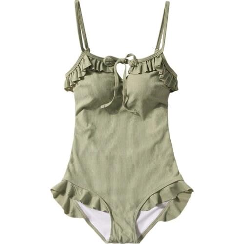 2021 New Women Solid Monokini Beach Wear Swimwear One Piece Swimsuit Bathing Suit Summer Sexy Swimming Suits Female Swimsuits