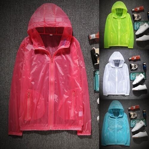 Newly Summer Outdoor Sun Protection Coat Quick Drying Breathable Women Men Jackets