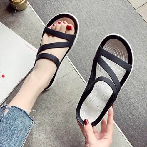 Jelly Shoes Women Slippers Indoor Shoe Flat 2020 Womens Summer Women Non Slip Flats Female Comfort Beach Shoes Ladies Footwear