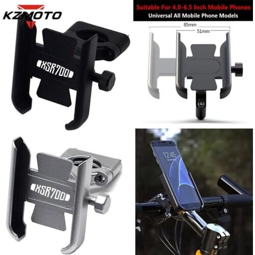 High Quality For Yamaha XSR700 XSR900 xsr 700 900 Motorcycle Accessories GPS Stand Bracket Handlebar Mirror Mobile Phone Holder