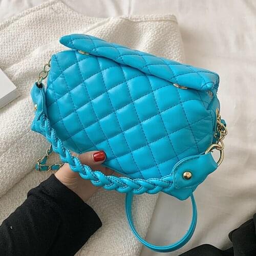 2021 Summer New Blue Classic Messenger Shoulder Bags For Women Luxury Fashion Design Brand Handbag Female Hot Sale Dropshiping