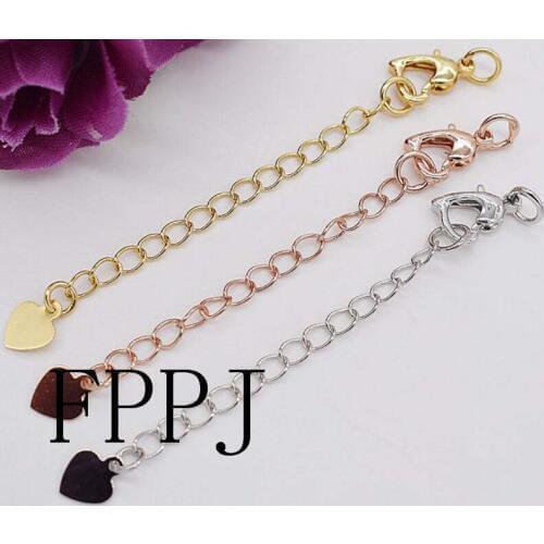 10 pcs white yellow golden knoted plated Jewelry Clasp one string wholesale lock hook FPPJ FPPJ