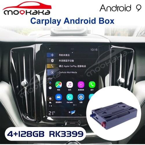 4+128GB In-Car Infotainment Enhancement Original Carplay AI Android BOX No Installation Required Android Auto Interface Box