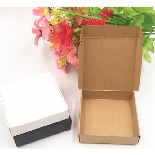 50Pcs/Lot Paper Box craft Cardboard Small Size DIY Cake Candy Gift Package Box Cases cute accessories Storage Carton