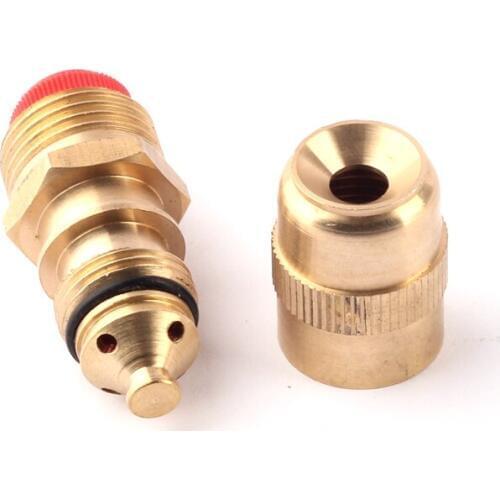 8pcs 1/2'' Male Thread Adjustable Copper Misting Sprinkler Beautiful Shape Garden Lawn Landscape Micro Irrigation Spray Nozzle
