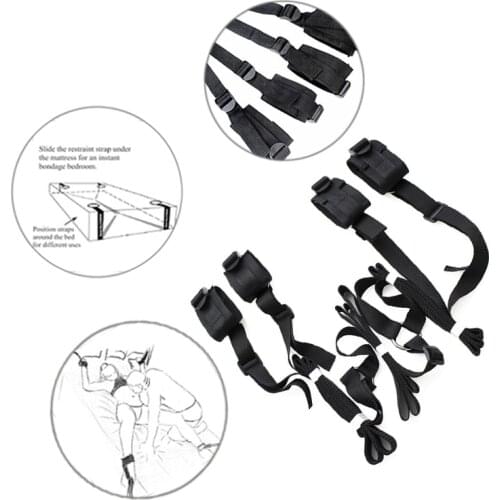 Bondage Tape Erotic Sex Toys For Woman Couples Slave Neck Handcuffs Nylon BDSM Bondage Restraints Collar Fetish Sex Products