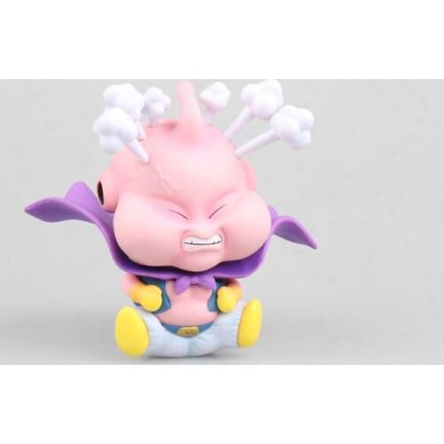 Dragon Ball MINI Monkey King Opponent Bubble Demon Buu Action Figure Doll Toy Model Childrens Christmas Gift Collection Unisex