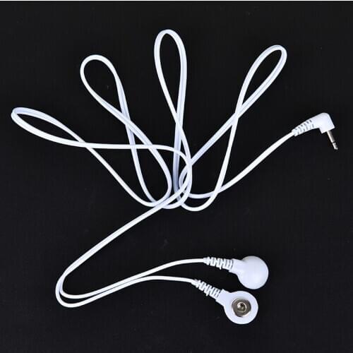 Electrode Lead Wires Connecting Cables for Digital TENS Therapy Machine Massager Electrode Wire Plug Body Massage