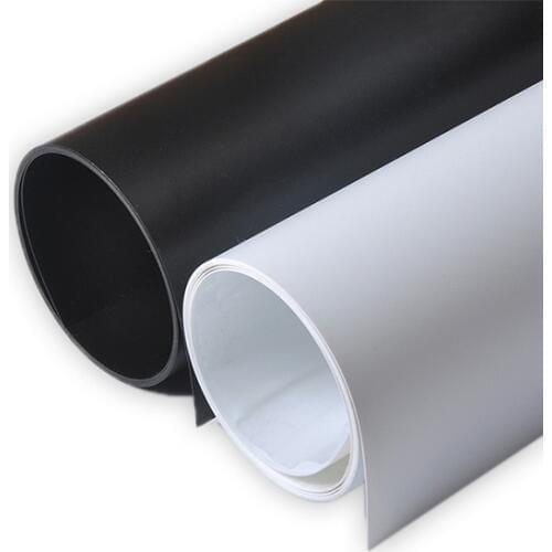 Photographic PVC Backdrops background Backdrop Dual Sides Matt and Reflective Solic Color Pure Inverted Filter Reflection Effect