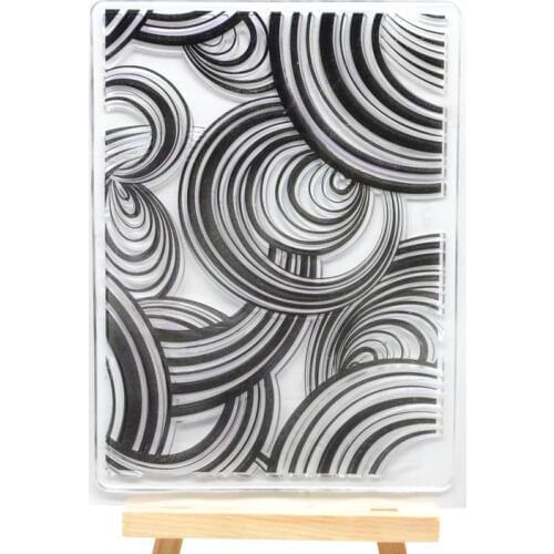 Round Background Rubber Clear Stamp for Card Making Decoration and Scrampbooking Happy birthday Clear stamp