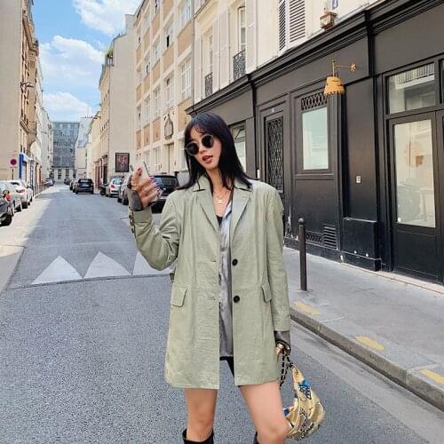 Streetwear 100% Natural Sheepskin Coat Female Autumn Genuine Leather Jacket Women Korean Ladies Real Leather Windbreaker 19112