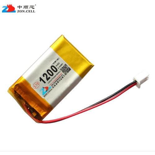 In the 1200mAh 402440*2 3.7V polymer lithium battery electronic dog mobile telephone box Rechargeable Li-ion Cell