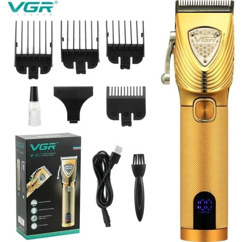 Professional Cordless Electric Hair Trimmer Beard Hair Clipper Barber Shop Rechargeable Hair Cutting Machine Can be zero gapped