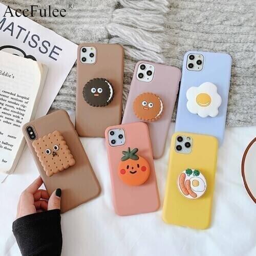 Cartoon Foods Case for Xiaomi Redmi K20 K30S K40 Pro Y1 Y2 Y3 Pocophone F1 F2 F3 X2 X3 C3 Egg Hot Soft TPU Cover