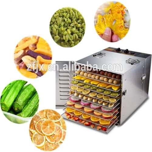 Stainless steel drying fruit food dehydrator for home use 10 layer ZF