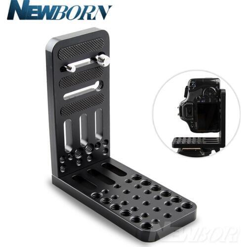 New 1/4 Quick Release L Plate/Bracket Holder hand Grip for 4K Video camera Tripod Canon Nikon Sony Micro single 130B