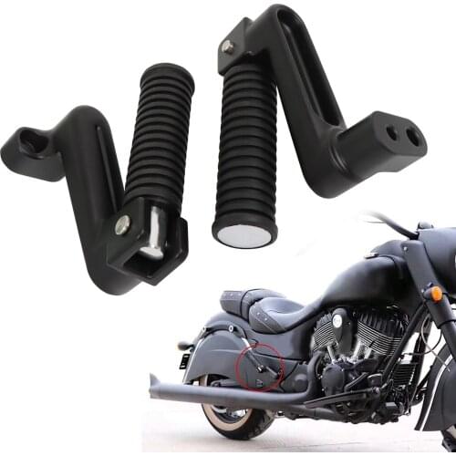 For Indian Chief Vintage 2014-2021 Chieftain Roadmaster Dark Horse 2016-2021 Folding Rear Passenger Foot Pegs Footrest Pedal