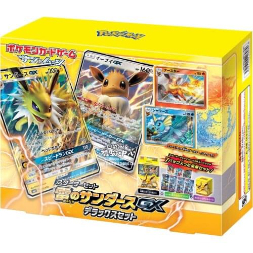 Pokemon Card Game GX Flareon Vaporeon Jolteon Japanese Edition Game Cards Collection Birthday Gifts