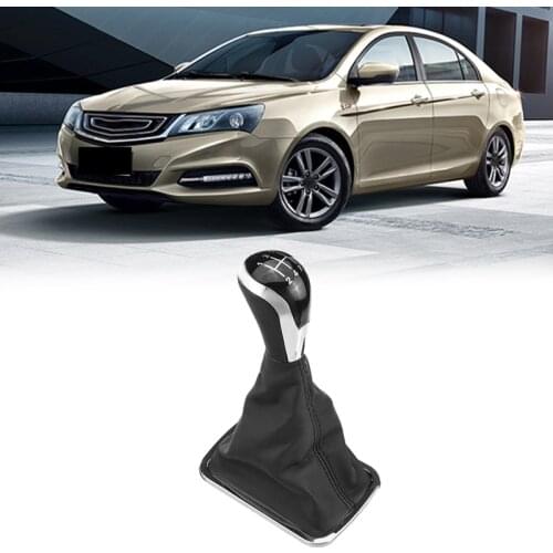 5 Speed Car Gear Shift Knob Boot Gear Shift Collars Dustproof Cover for Geely Emgrand 7 EC7 EC715 EC718 E7