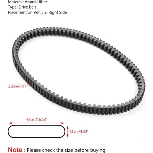 Artudatech Drive Clutch Belt For Aprilia SCARABEO LIGHT 300 Piaggio EVERLY RST 250 B013360 Motorcycle Accessories Parts