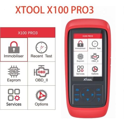 XTOOL X100 PRO3 PRO2 Professional Auto Key Progarmmer Code Reader Diagnostic Tool With EPB ABS TPS Reset Functions OBD2 Scanner