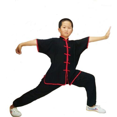 Chinese Traditional Clothing Breathable Wushu Martial Arts Uniforms 100% Cotton Kung Fu Suit Kids and Adults Suit