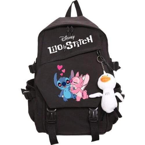 Stitch Kawaii Women Backpack Ladies Harajuku School Bag Vintage Female Cool Backpack Cute Women Students Bag Book Fashion