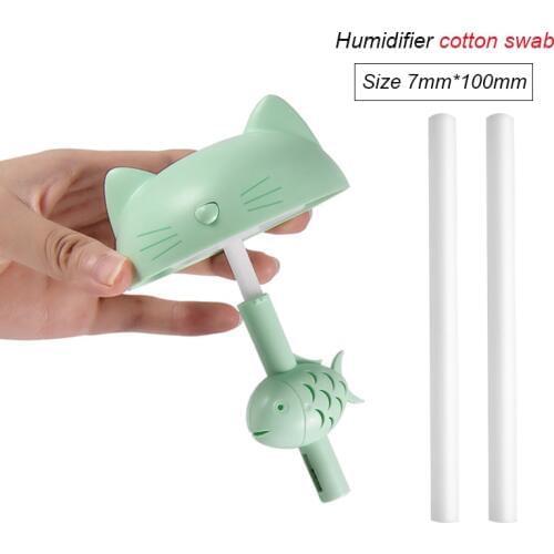 10pcs 7*100mm Air Humidifier Filters Cotton Swab Ultrasonic Humidifiers Aroma air Diffuser Replace Accessories
