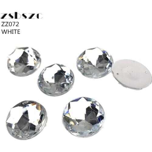 25mm Round Glass Crystal Stone Diamond DIY Handmade Beads Sewing Jewelry Pendant Accessories For Clothing