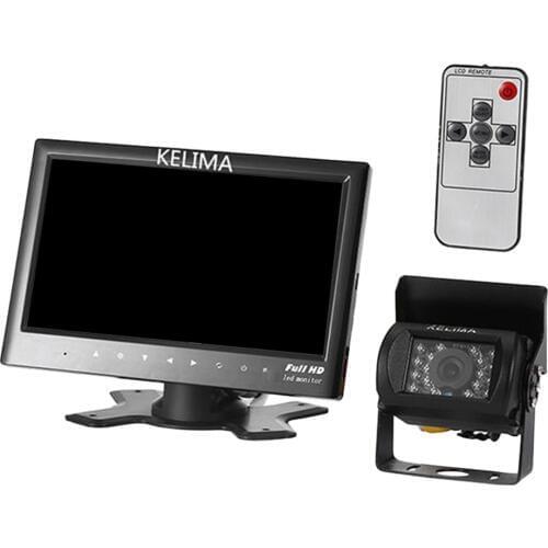 7" TFT LCD Car Rear View Backup Monitor Diaplay + Reverse IR Camera System