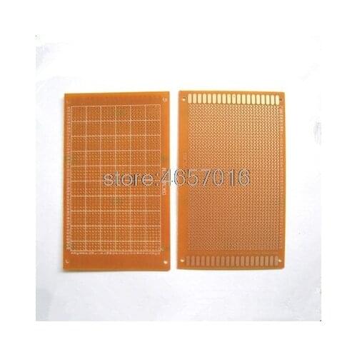 9x15 9*15cm Single Side Prototype PCB Universal Board Experimental Bakelite Copper Plate Circuirt Board yellow