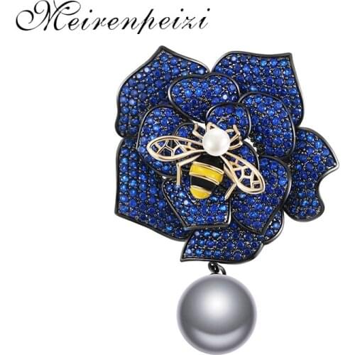 AAA Glamour sexy rose brooch pin fashion brooch pin bride jewelry scarf pin romantic womens dress accessories