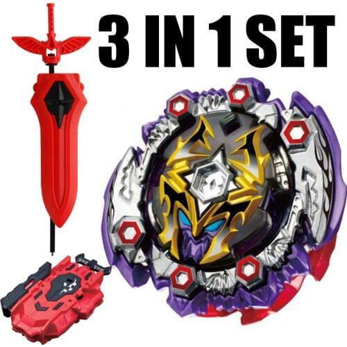 Bayblade Limited Edition RARE Dead Hades Burst Spinning Top BOOSTER B-125 W/ NEW Sword LR Launcher