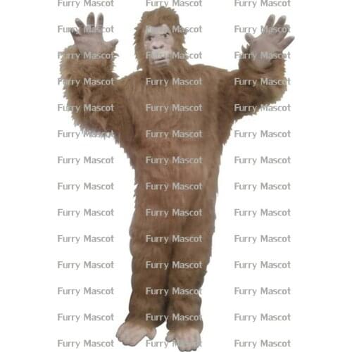 BrownGold Gorilla Christmas h6 Cosplay Unisex Cute Newly Mascot ostume Suit Cosplay Party Game Dress Outfit Adult Gift A