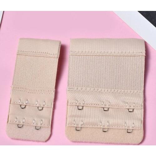6pcs Soft Women Comfortable Bra 2 & 3 Hooks Extender Strap Adjustable Extension Adjustable Expander Increase Intimates Size