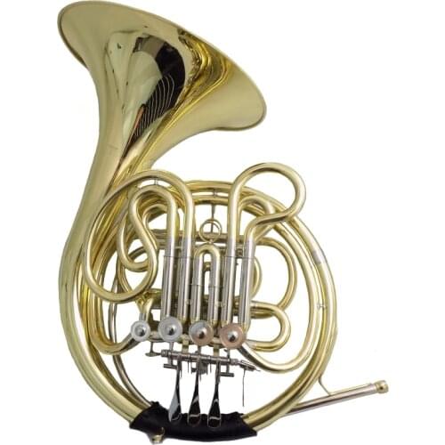 F/Bb French Horn Musical instruments Double french horn Yellow brass with case and mouthpiece Lacquer silver plated