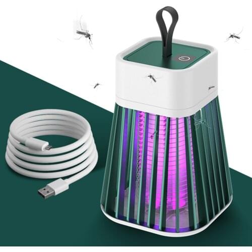 Electric Mosquito Killing Lamp Portable USB LED Light Trap Fly Bug Insect Zapper Killer Home Pest Control Repellent