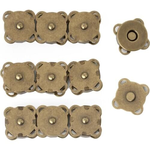 2021 New 10x 14/18mm Magnetic Purse Quincunx Snaps For Clasps Closure Wallet Bags Handbag