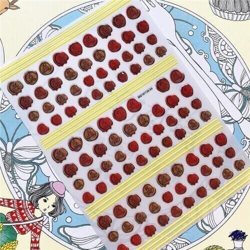 MG191130-04 MG191101-19 Stamp Seal 3D Back glue Nail Art Stickers Decals Sliders Nail ornament decoration