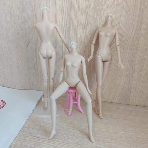 Besegad Kids DIY 25cm Mini Girl Doll 10 Joints Articulated Jointed Doll Body Figues Without Head Doll Accessories for Blyth Toys